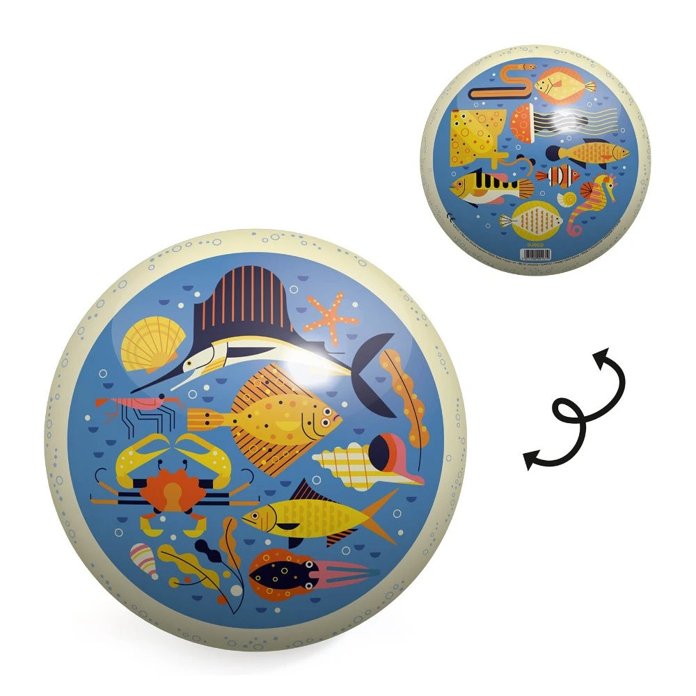 DJECO Bal Fish 22 Cm 4 DJECO Bal Fish 22 Cm - Afbeelding 2