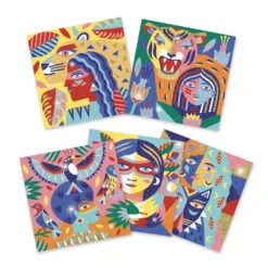 DJECO Glitter Zand Animal Totem 8 Jr+ -Beste Speelgoed Winkel DJECOglitterzandanimaltotemdj08633a