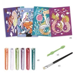 DJECO Glitter Zand Zeemeermin 7 Jr+ -Beste Speelgoed Winkel DJECOglitterzandzeemeermin7jr DJ09507
