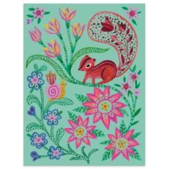 DJECO Krasfolie Kaarten Dieren In De Tuin 6 Jr+ -Beste Speelgoed Winkel DJECOkrasfoliekaartenDierenindetuin6jr DJ09717