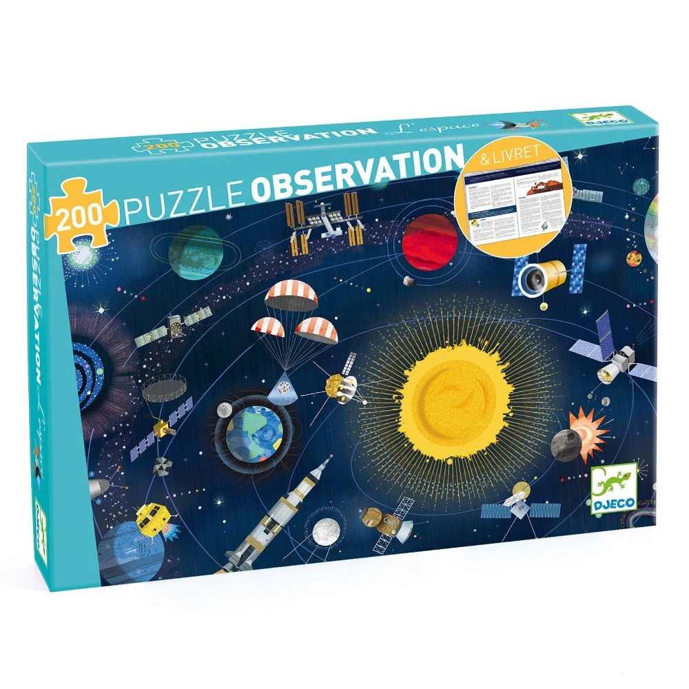 DJECO Observatie Puzzel Space 6jr+/ 200 Stks