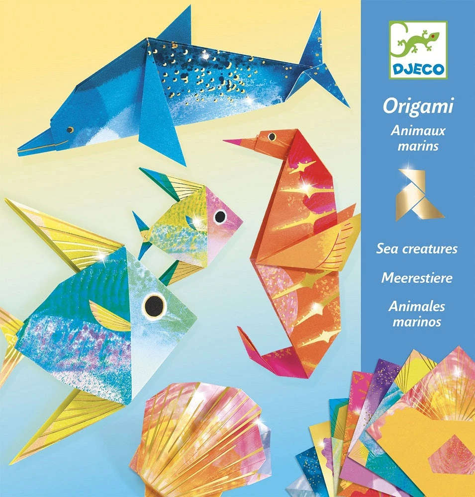 DJECO Origami Sea Creatures 3 DJECO Origami Sea Creatures
