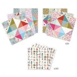 DJECO Origami Zoutvaatjes Sweet 24 Stks -Beste Speelgoed Winkel DJECOorigamizoutvaatjesms24stksDJ08773c