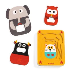 DJECO Puzzel 3 Lagen Leo & Co 1 Jr+