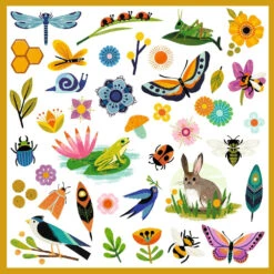 DJECO Stickers Garden 4 Jr+ -Beste Speelgoed Winkel DJECOstickersGardenDJ09272c