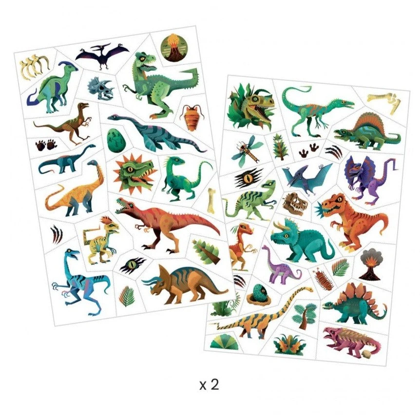 DJECO Tattoo's Dino Club 4 DJECO Tattoo's Dino Club - Afbeelding 2