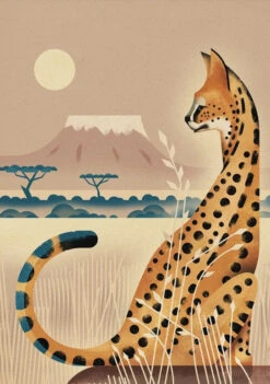 Dieter Braun Poster Serval 50 X 70 Cm