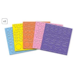 JANOD Atelier Knutselset Geo Stickers 3 Jr+ -Beste Speelgoed Winkel JANODatelierknutselsetgeostickers117740 3
