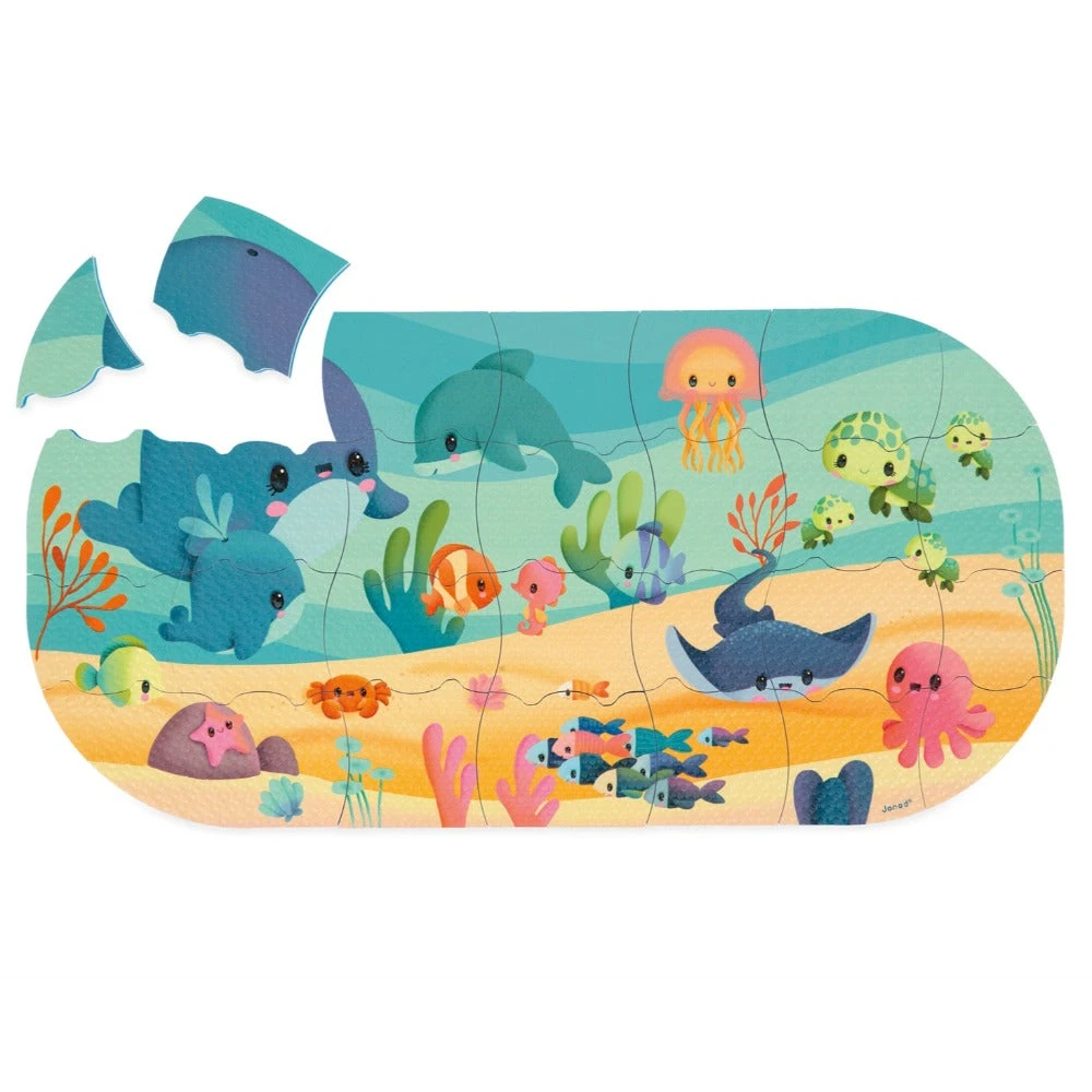JANOD Badpuzzel Mijn Oceaan 3jr+ 4 JANOD Badpuzzel Mijn Oceaan 3jr+ - Afbeelding 2