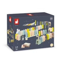 JANOD Dominostenen Sweet Cocoon 2jr+ -Beste Speelgoed Winkel JANODdominostenensweetcocoon2jr 114404