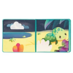 JANOD Magisch Badboekje Schildpad 10 M+ -Beste Speelgoed Winkel JANODmagischbadboekjeSchildpad114721 5