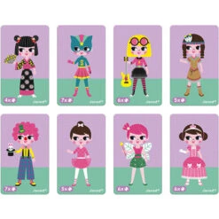 JANOD Magneetboek Kostuums Meisjes 3 Jr+ -Beste Speelgoed Winkel JANODmagneetboekkostuumsmeisjes3jr 112718 6