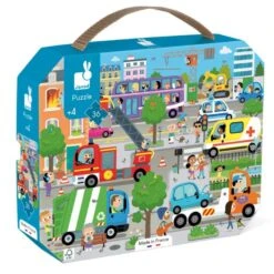 JANOD Puzzel De Stad 4jr+ / 36 Stks