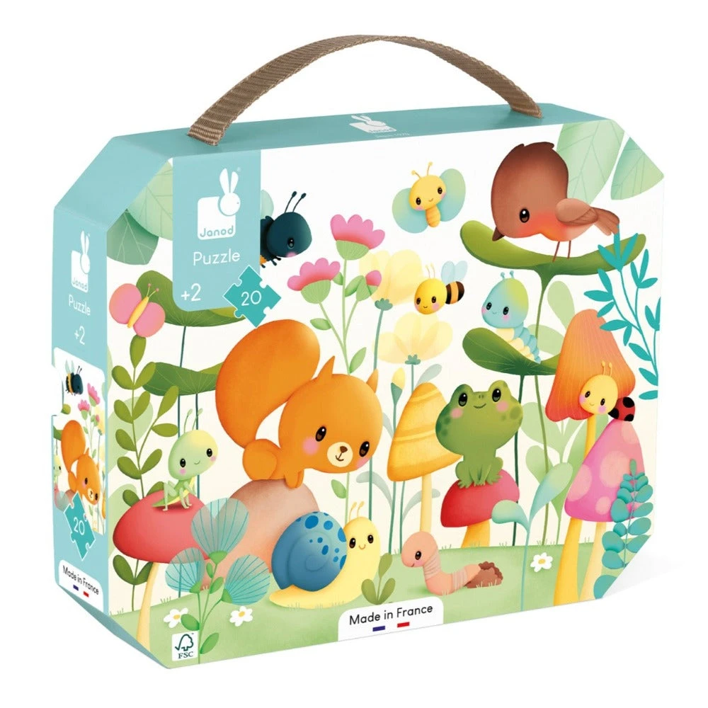 JANOD Puzzel Tuinvrienden 2 Jr+ / 20 Stks