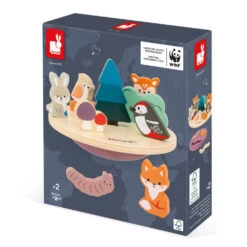 JANOD X WWF Balansspel Ecosysteem 2 Jr+ -Beste Speelgoed Winkel JANODxWWFbalansspelecosysteem118642 1