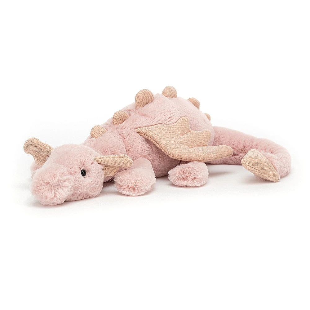 Jellycat Knuffel Rose Dragon Little 3 Jellycat Knuffel Rose Dragon Little
