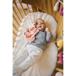 Kaloo Knuffeldoekje Beer Carre Douceur Roze -Beste Speelgoed Winkel KalooknuffeldoekjebeerCarreDouceurroze972005b