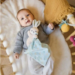 Kaloo Knuffeldoekje Konijn Carre Douceur Groen -Beste Speelgoed Winkel KalooknuffeldoekjekonijnCarreDouceurgroen08972001 2