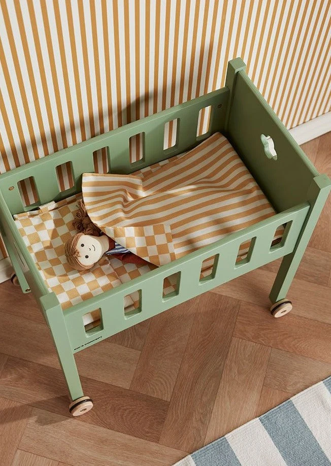 Kids Concept Poppenbed Carl Groen 3 Jr+ 5 Kids Concept Poppenbed Carl Groen 3 Jr+ - Afbeelding 3