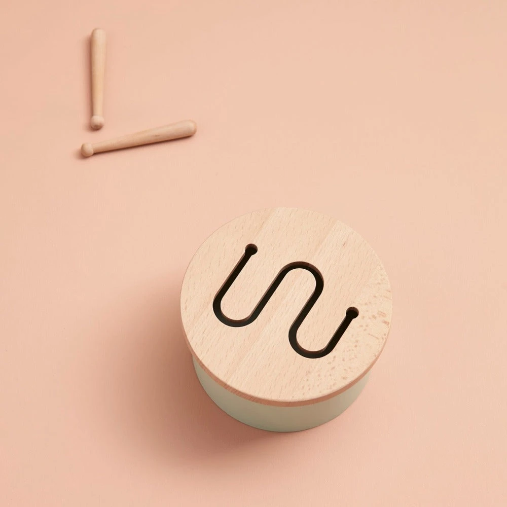 Kids Concept Trommel Lichtgroen 18 Mnd+ 4 Kids Concept Trommel Lichtgroen 18 Mnd+ - Afbeelding 2