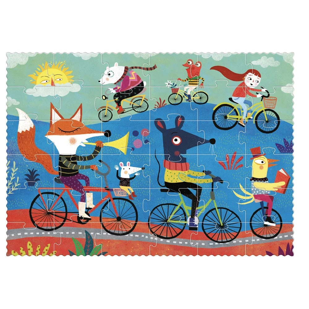 LONDJI Puzzel Bicicletta 3 Jr+ / 36 Stks 4 LONDJI Puzzel Bicicletta 3 Jr+ / 36 Stks - Afbeelding 2