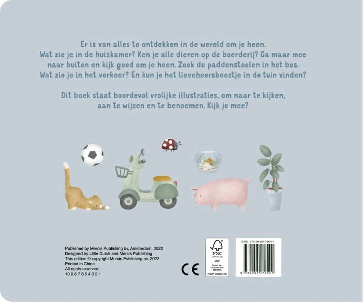 Little Dutch Mijn Kijkboek De Wereld Om Je Heen 1 Jr+ 4 Little Dutch Mijn Kijkboek De Wereld Om Je Heen 1 Jr+ - Afbeelding 2