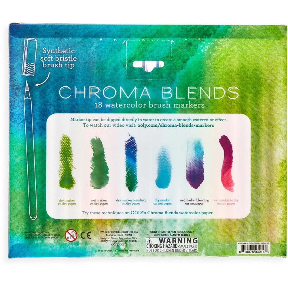 OOLY Waterverf Brush Stiften 18 Stks 6 Jr+ 5 OOLY Waterverf Brush Stiften 18 Stks 6 Jr+ - Afbeelding 3