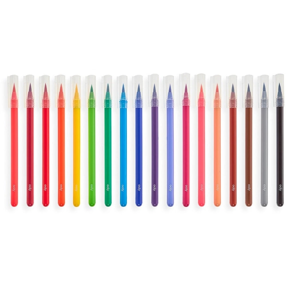 OOLY Waterverf Brush Stiften 18 Stks 6 Jr+ 4 OOLY Waterverf Brush Stiften 18 Stks 6 Jr+ - Afbeelding 2