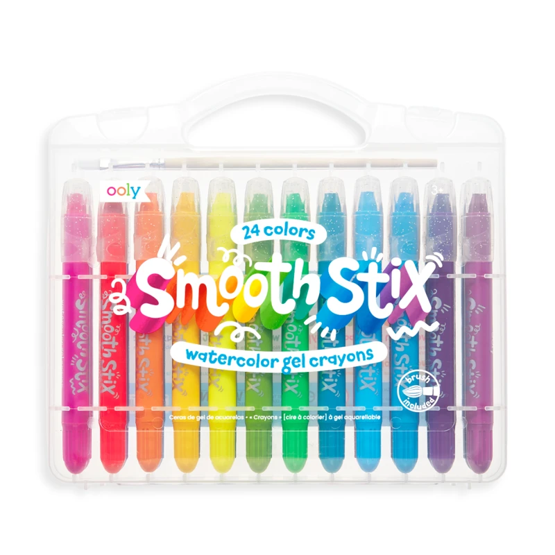 OOLY Waterverf Stiften Smooth Stix 24 Stks 3 Jr+ 3 OOLY Waterverf Stiften Smooth Stix 24 Stks 3 Jr+
