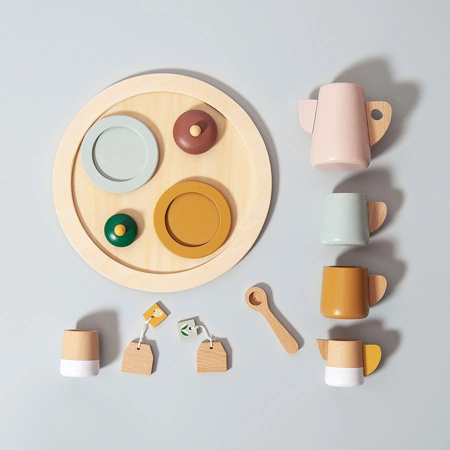 Petit Monkey Houten Theeservies 3jr+ 4 Petit Monkey Houten Theeservies 3jr+ - Afbeelding 2