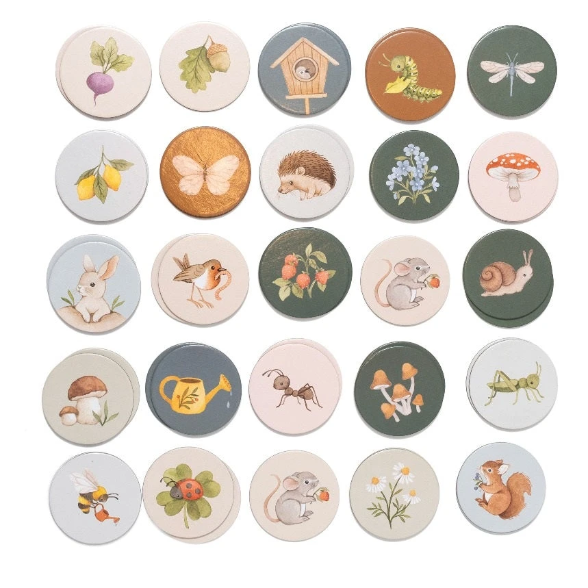 Petit Monkey Memo Spel A Day In The Garden 48 Stks / 3jr+ 4 Petit Monkey Memo Spel A Day In The Garden 48 Stks / 3jr+ - Afbeelding 2