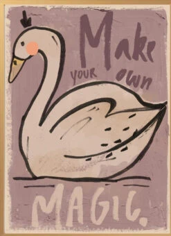Studio Loco Poster Magic Swan 50 X 70 Cm