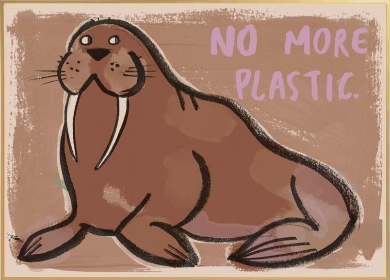Studio Loco Poster Walrus 70 X 50 Cm 3 Studio Loco Poster Walrus 70 X 50 Cm