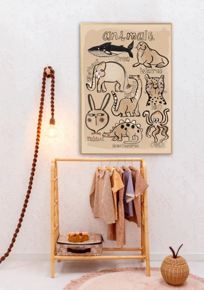 Studio Loco Poster Animal Collection 50 X 70 Cm 4 Studio Loco Poster Animal Collection 50 X 70 Cm - Afbeelding 2