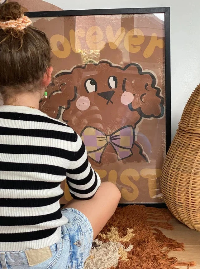 Studio Loco Poster Labrapoodle 50 X 70 Cm 4 Studio Loco Poster Labrapoodle 50 X 70 Cm - Afbeelding 2