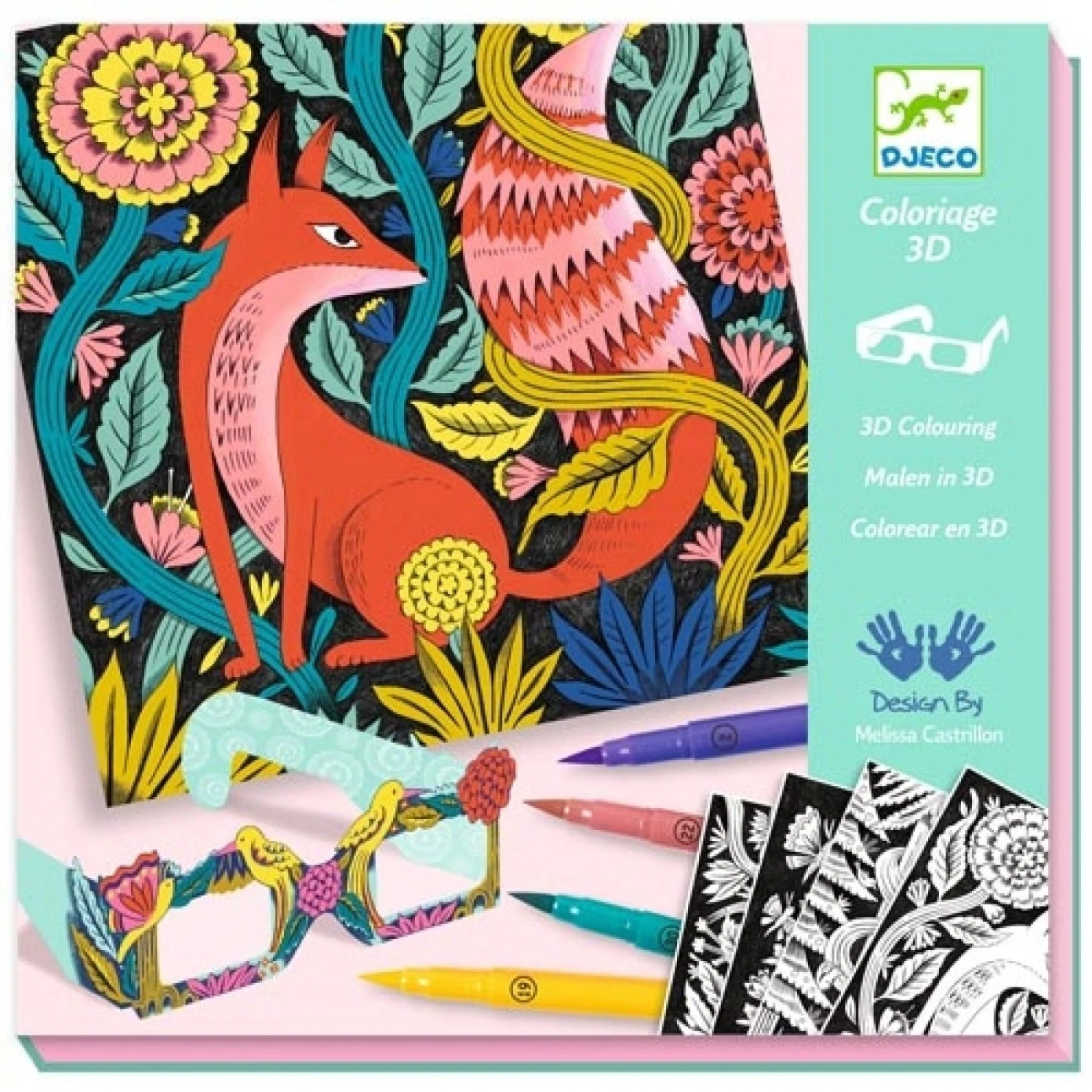 DJECO 3D Kleuren Fantasiebos 7 Jr+ 3 DJECO 3D Kleuren Fantasiebos 7 Jr+