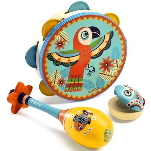 DJECO Muziekinstrumenten Set Animambo 3 DJECO Muziekinstrumenten Set Animambo