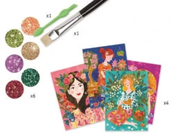 DJECO Glitter Zand Les Parfum Des Fleurs 7 Jr+ -Beste Speelgoed Winkel djeco glitter zand le parfum des fleurs dj09508 b