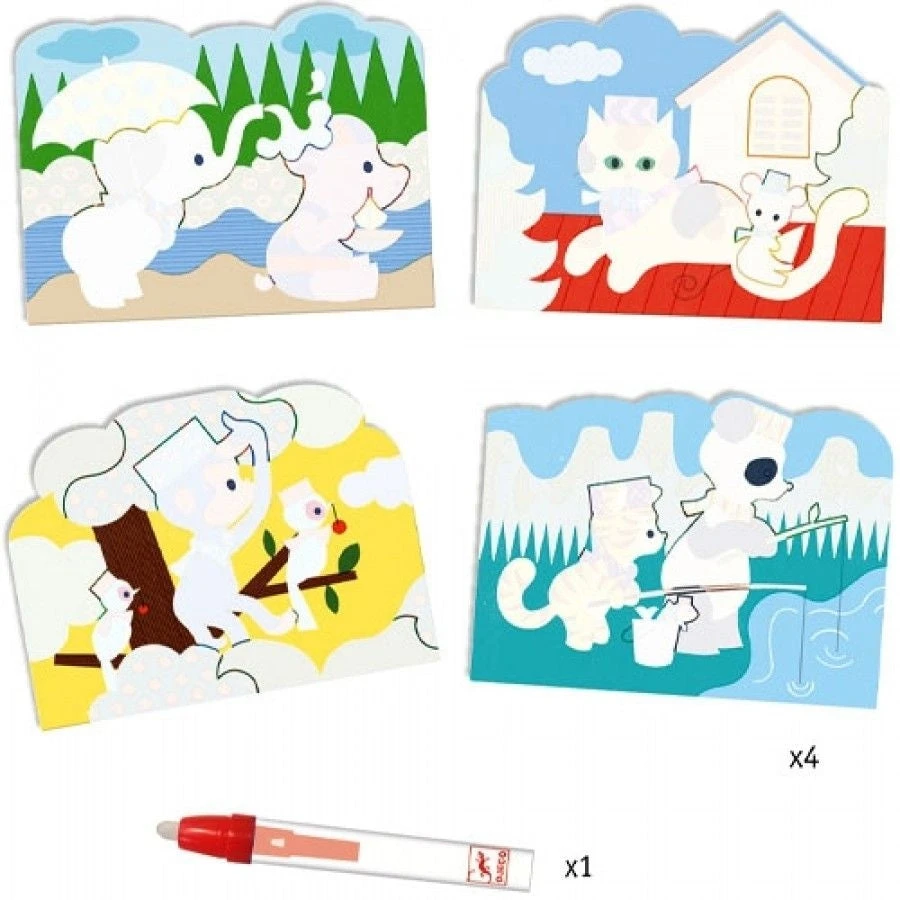 DJECO Magisch Kleuren Hidden Outside 18 Mnd+ 5 DJECO Magisch Kleuren Hidden Outside 18 Mnd+ - Afbeelding 3