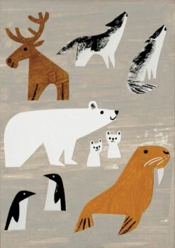 Human Empire Poster Winter Animals 50 X 70 Cm