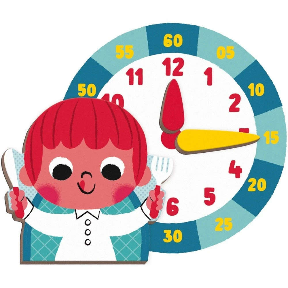 JANOD Magneetboek Klok Kijken 3 Jr+ 7 JANOD Magneetboek Klok Kijken 3 Jr+ - Afbeelding 5