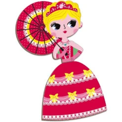 JANOD Magneetboek Prinsessen 3 Jr+ -Beste Speelgoed Winkel janod magneet boek prinsessen 112725 d