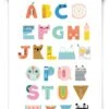 Petit Monkey Alfabet Poster Suzy's ABC 29,7 X 42 Cm 1 Petit Monkey Alfabet Poster Suzy's ABC 29,7 X 42 Cm -Beste Speelgoed Winkel petit monkery abc poster ferm fram