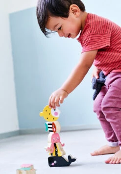 Petit Monkey Ocean Stacker 3 Jr+ -Beste Speelgoed Winkel petit monkey ocean stacker pmwt004 rd