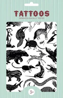 Petit Monkey Tattoo's Black Animals