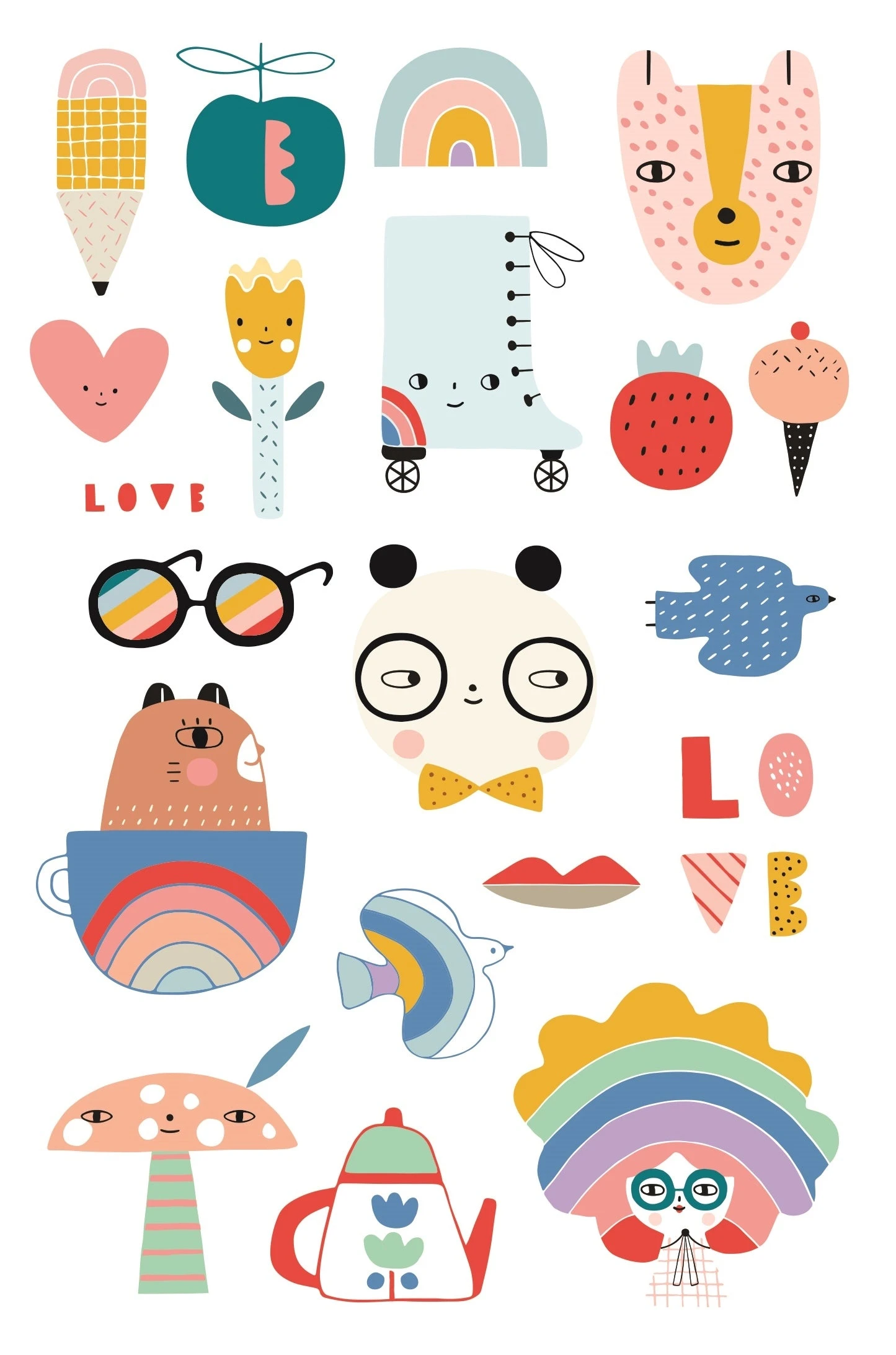 Petit Monkey Tattoo's Panda Love 4 Petit Monkey Tattoo's Panda Love - Afbeelding 2