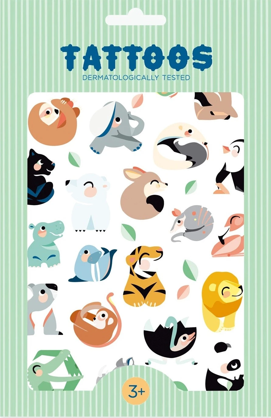 Petit Monkey Tattoo's Wild Animals 3 Petit Monkey Tattoo's Wild Animals