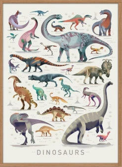 Dieter Braun Poster Dinosaurus 50 X 70 Cm