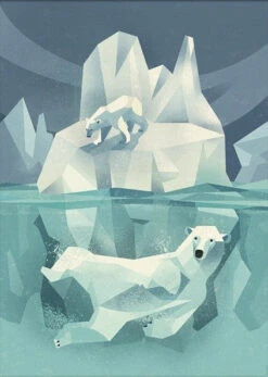 Dieter Braun Poster Polar Bears 50 X 70 Cm