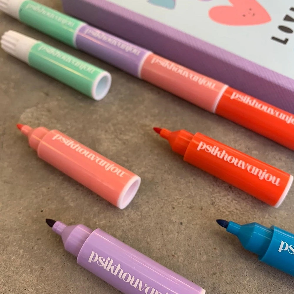 Regenboog Viltstift 4 Regenboog Viltstift - Afbeelding 2